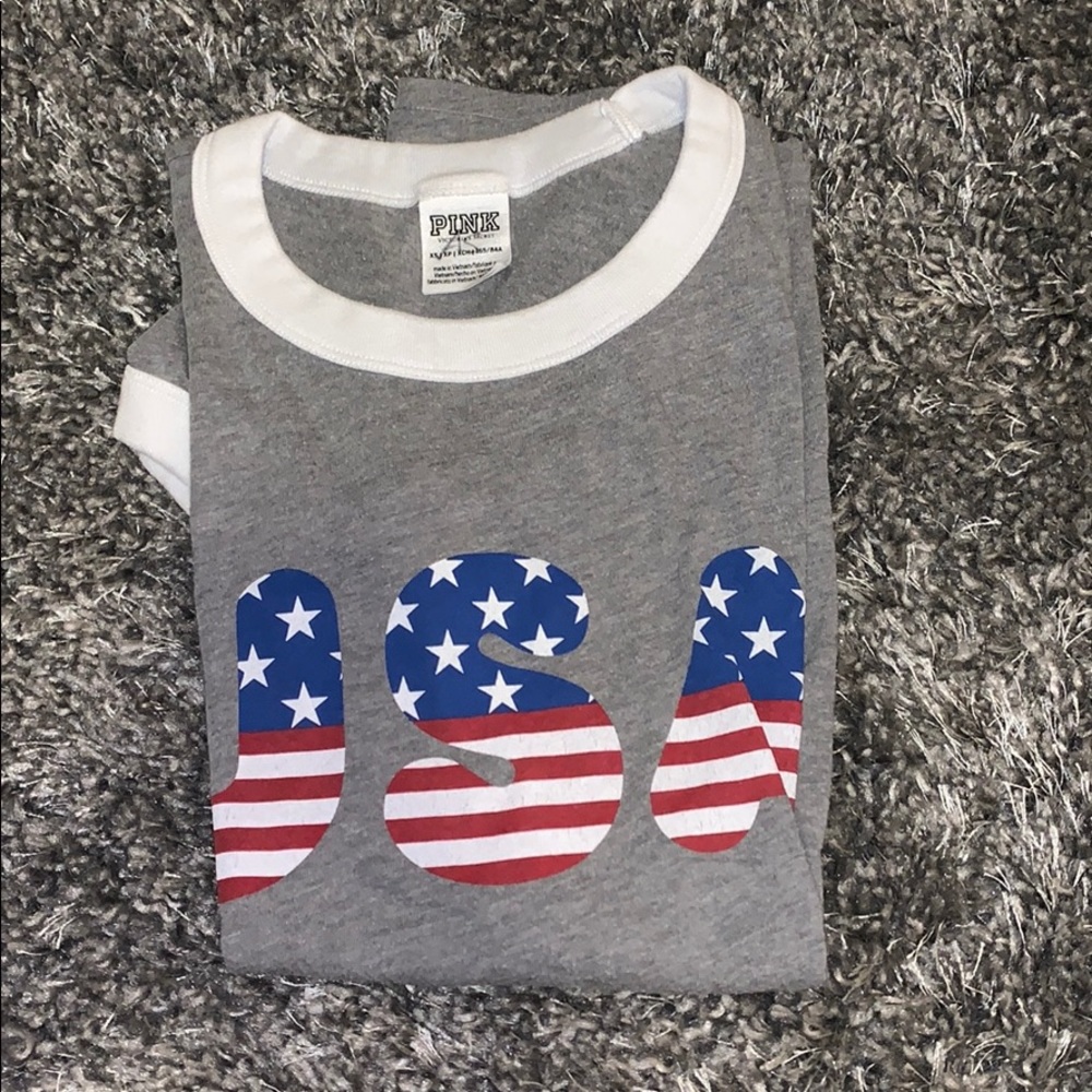 usa tee from pink